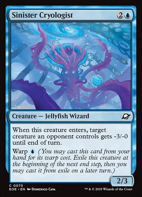 Sinister Cryologist - Edge of Eternities Magic card