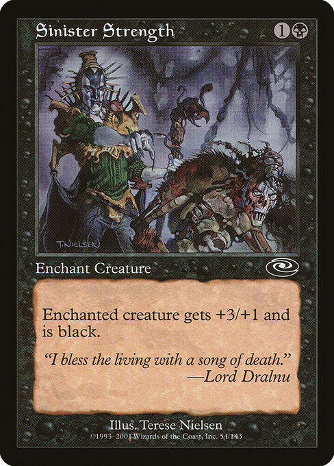 Sinister Strength - Planeshift Magic card