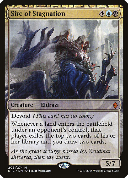 Sire of Stagnation - Battle for Zendikar Magic card