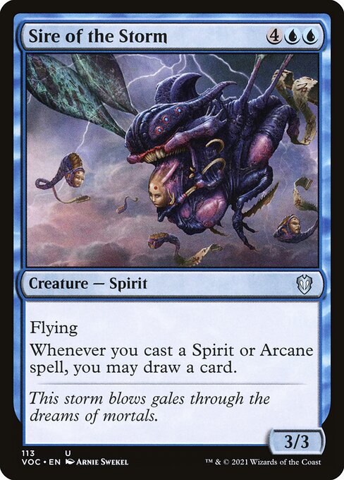Sire of the Storm - Crimson Vow Commander Magic card