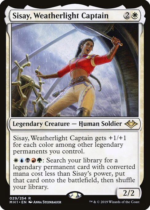 Sisay, Weatherlight Captain - Modern Horizons Magic card