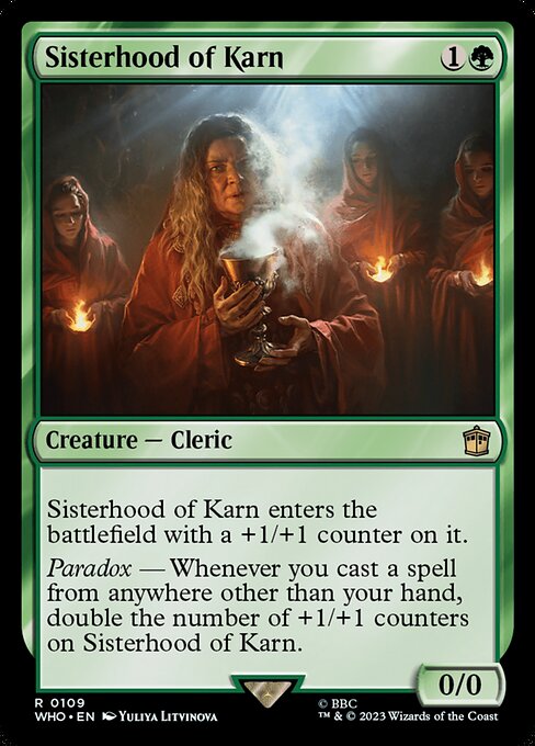Sisterhood of Karn - Doctor Who Magic card