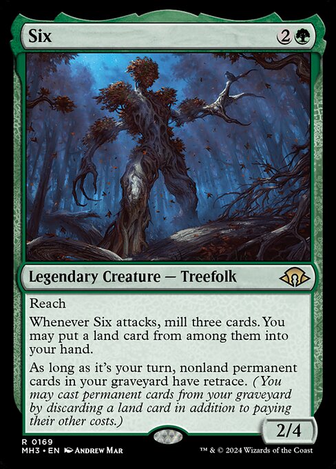 Six - Modern Horizons 3 (#169) - Illustrated by Andrew Mar - Magic: The Gathering Card