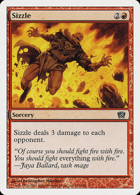 Sizzle - Eighth Edition Magic card