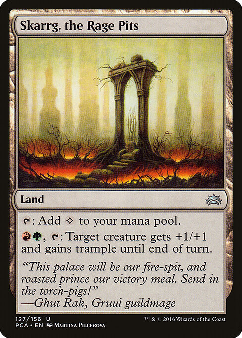 Skarrg, the Rage Pits - Planechase Anthology Magic card