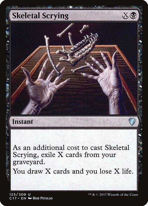 Skeletal Scrying - Commander 2017 Magic card