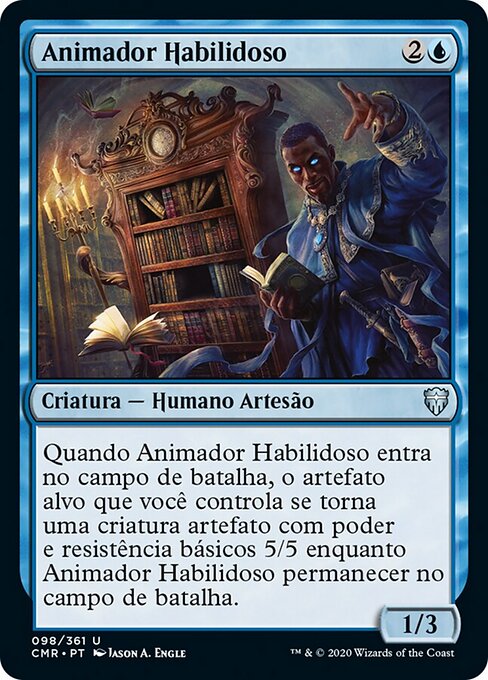 Animador Habilidoso (Skilled Animator) - Commander Legends (#98) - Illustrated by Jason A. Engle - Magic: The Gathering Card
