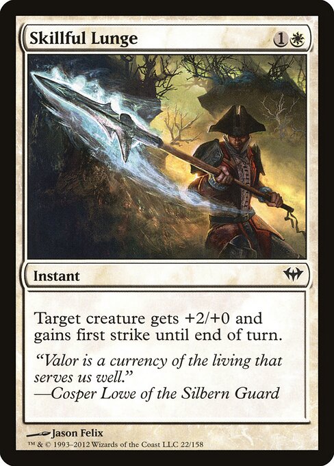 Skillful Lunge - Dark Ascension Magic card