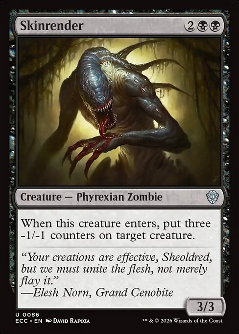 Skinrender - Lorwyn Eclipsed Commander Magic card