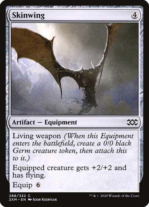 Aile de peau (Skinwing) - Double Masters (#288) - Illustrated by Igor Kieryluk - Magic: The Gathering Card