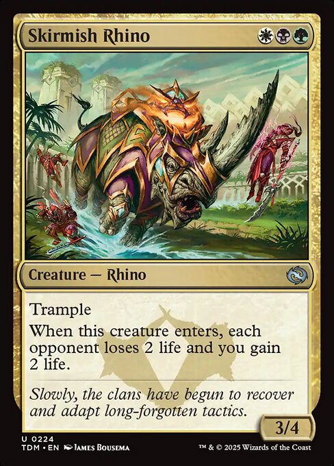 Skirmish Rhino - Tarkir: Dragonstorm Magic card