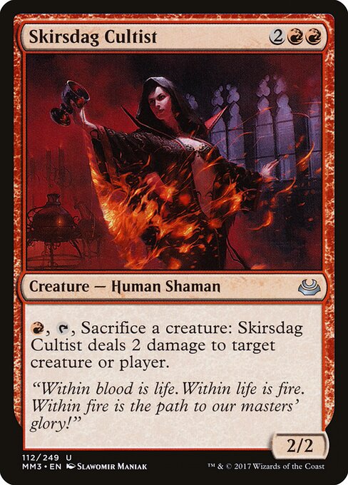 Skirsdag Cultist - Modern Masters 2017 (#112) - Illustrated by Slawomir Maniak - Magic: The Gathering Card