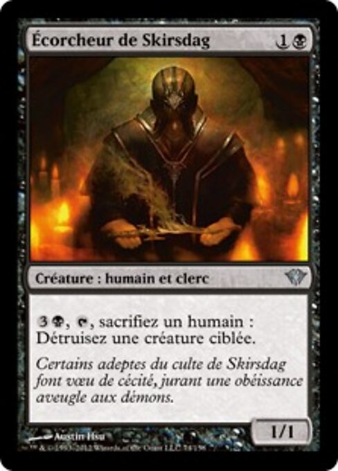 Skirsdag-Schinder (Skirsdag Flayer) - Dark Ascension (#74) - Illustrated by Austin Hsu - Magic: The Gathering Card