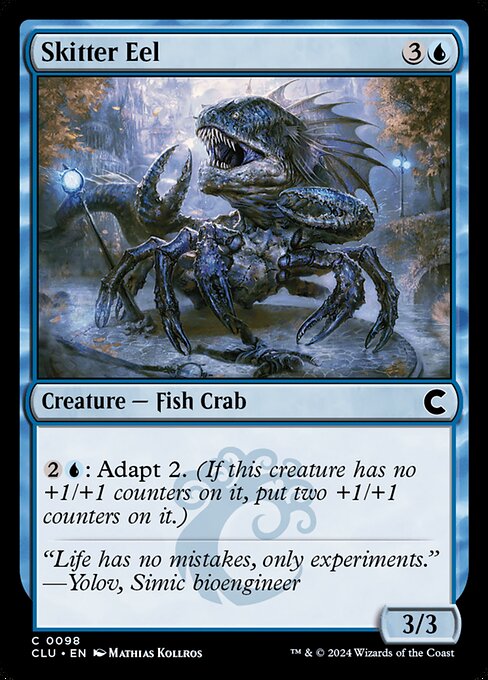 Skitter Eel - Ravnica: Clue Edition Magic card