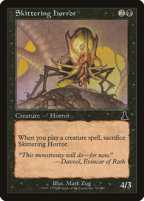 Skittering Horror - Urza's Destiny Magic card