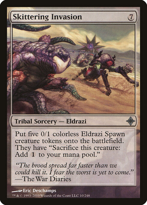 Skittering Invasion - Rise of the Eldrazi Magic card
