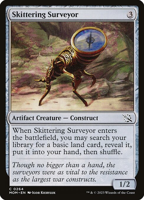 Skittering Surveyor - March of the Machine (#264) - Illustrated by Igor Kieryluk - Magic: The Gathering Card