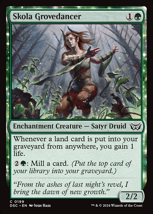 Skola Grovedancer - Duskmourn: House of Horror Commander Magic card