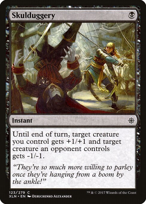 陰謀詭計 (Skulduggery) - Ixalan (#123) - Illustrated by Deruchenko Alexander - Magic: The Gathering Card