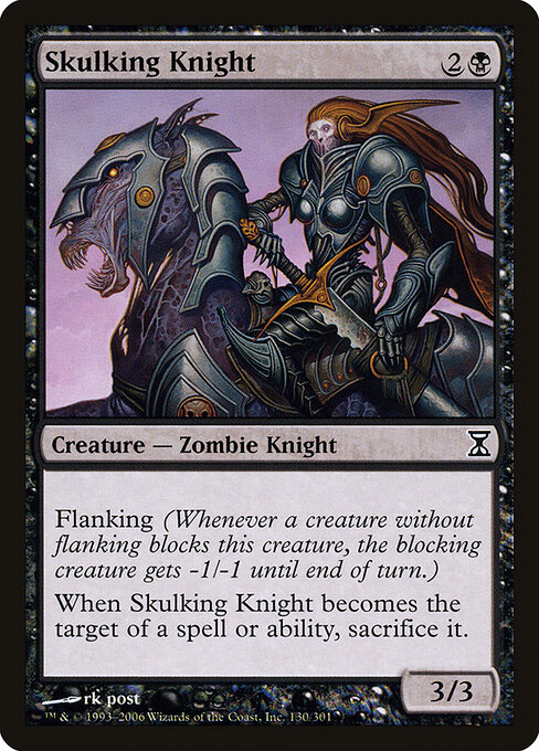 Skulking Knight - Time Spiral Magic card