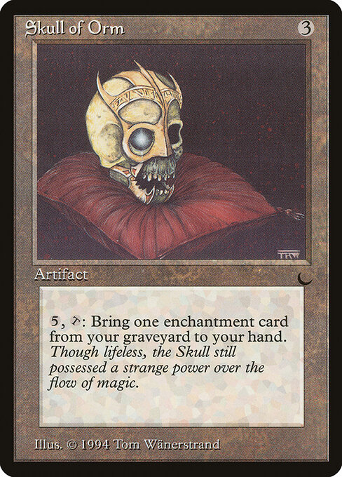 オームの頭蓋骨 (Skull of Orm) - Eighth Edition (#313) - Illustrated by Daren Bader - Magic: The Gathering Card