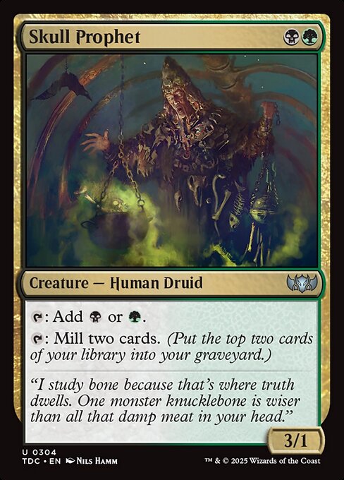 Skull Prophet - Tarkir: Dragonstorm Commander Magic card