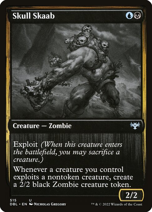 Skaab de calaveras (Skull Skaab) - Innistrad: Crimson Vow (#248) - Illustrated by Nicholas Gregory - Magic: The Gathering Card