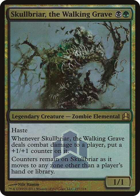 Skullbriar, the Walking Grave - Commander 2011 Launch Party (#227) - Illustrated by Nils Hamm - Magic: The Gathering Card