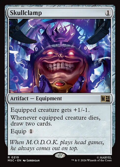 Skullclamp - Marvel Super Heroes Commander Magic card