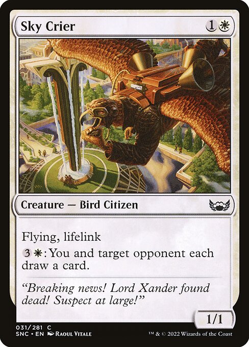 Sky Crier - Streets of New Capenna Magic card