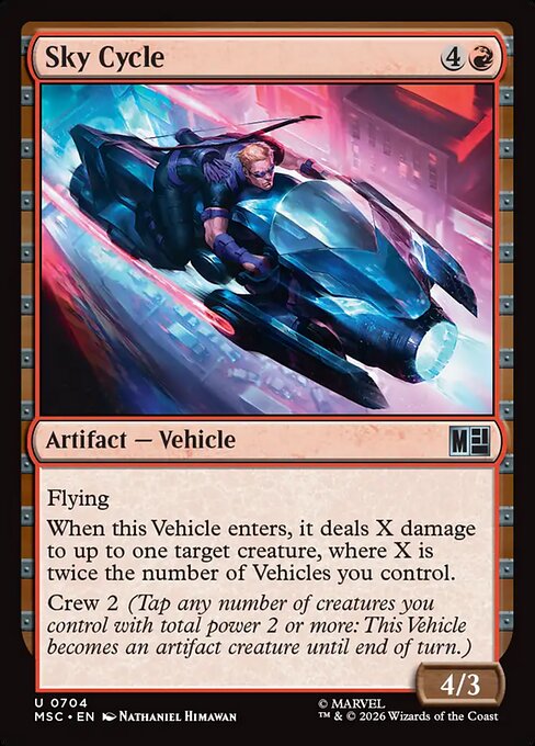 Sky Cycle - Marvel Super Heroes Commander Magic card