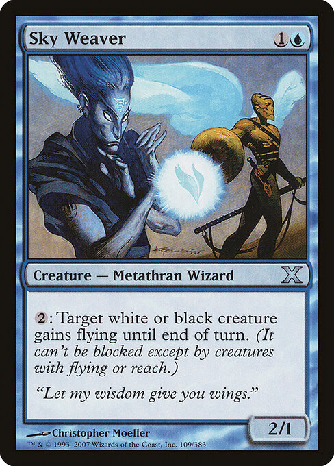 Tessitore del Cielo (Sky Weaver) - Tenth Edition (#109) - Illustrated by Christopher Moeller - Magic: The Gathering Card
