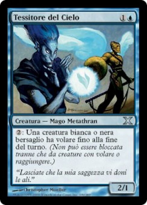空の織り手 (Sky Weaver) - Invasion (#74) - Illustrated by Christopher Moeller - Magic: The Gathering Card