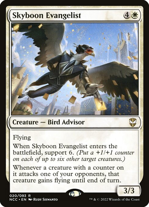 Skyboon Evangelist - New Capenna Commander Magic card