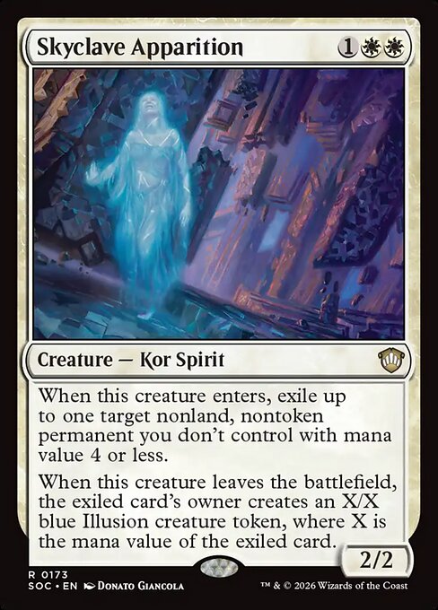 Skyclave Apparition - Secrets of Strixhaven Commander (#173) - Illustrated by Donato Giancola - Magic: The Gathering Card