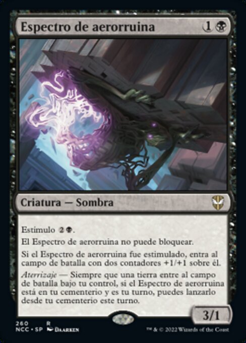 Schatten der Himmelsfestung (Skyclave Shade) - Zendikar Rising (#125) - Illustrated by Daarken - Magic: The Gathering Card