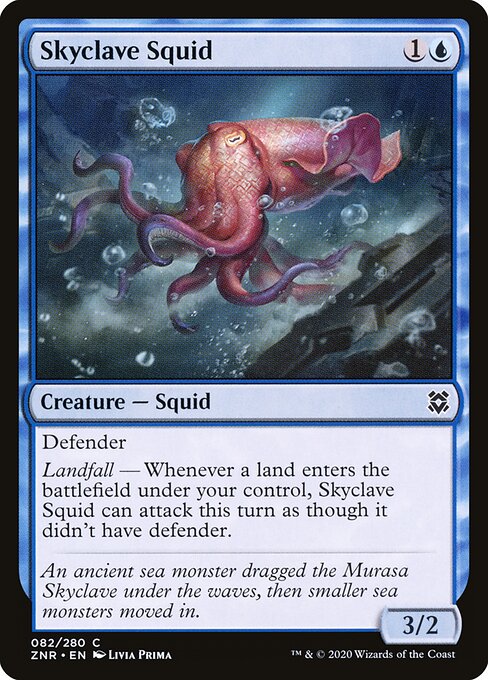 Skyclave Squid - Zendikar Rising Magic card