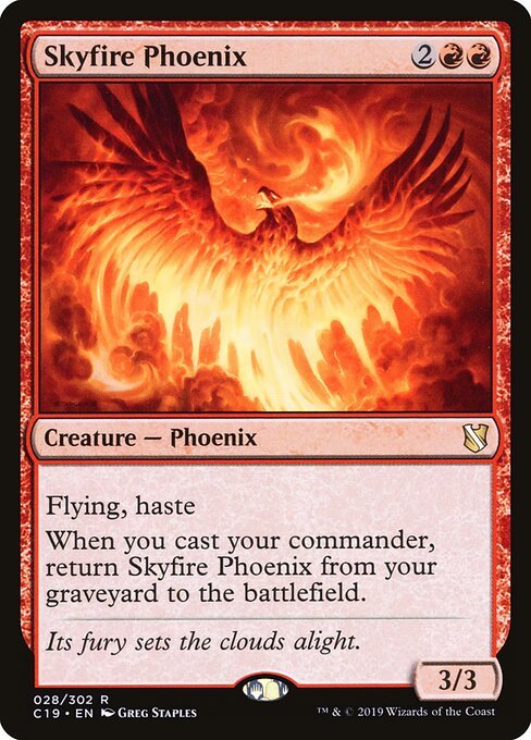 Skyfire Phoenix - Commander 2019 Magic card