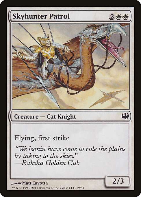 Skyhunter Patrol - Duel Decks: Knights vs. Dragons Magic card