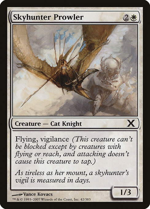 Skyhunter Prowler - Tenth Edition (#42) - Illustrated by Vance Kovacs - Magic: The Gathering Card