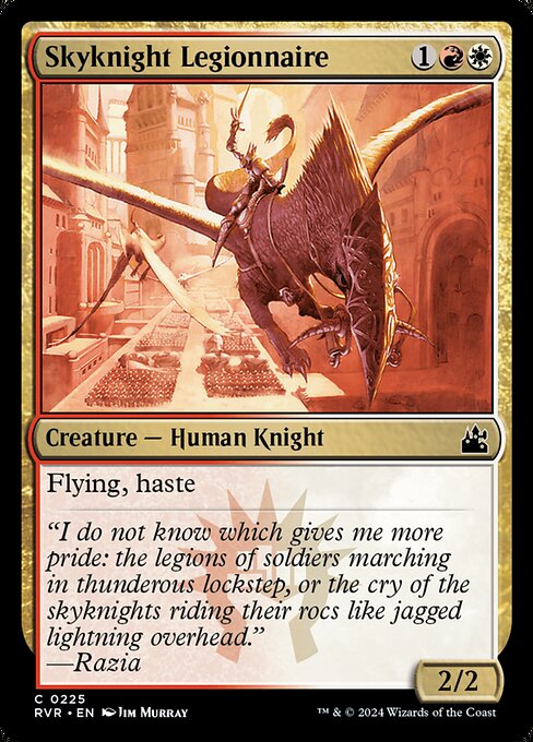 Skyknight Legionnaire - Ravnica Remastered Magic card