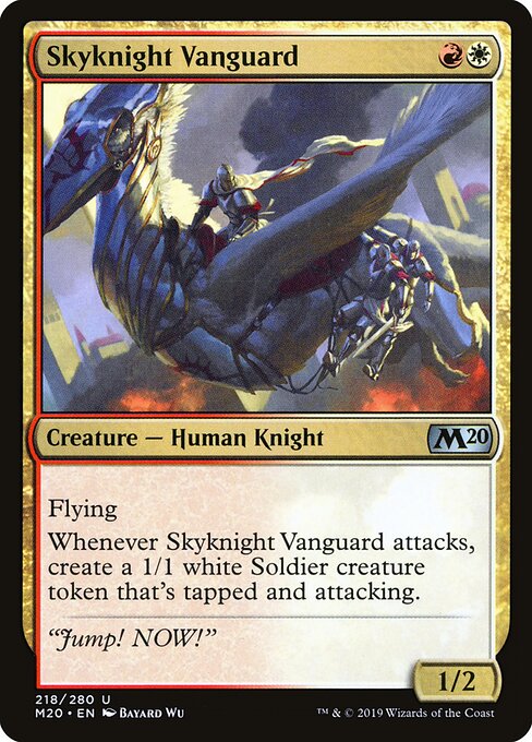 Skyknight Vanguard - Core Set 2020 Magic card