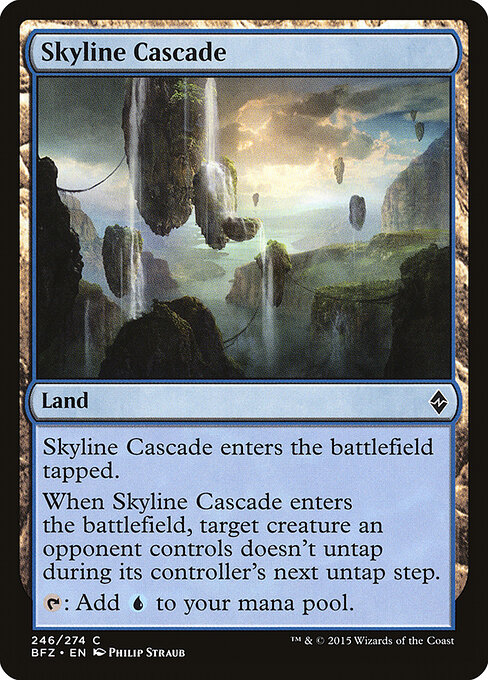 Skyline Cascade - Battle for Zendikar Magic card