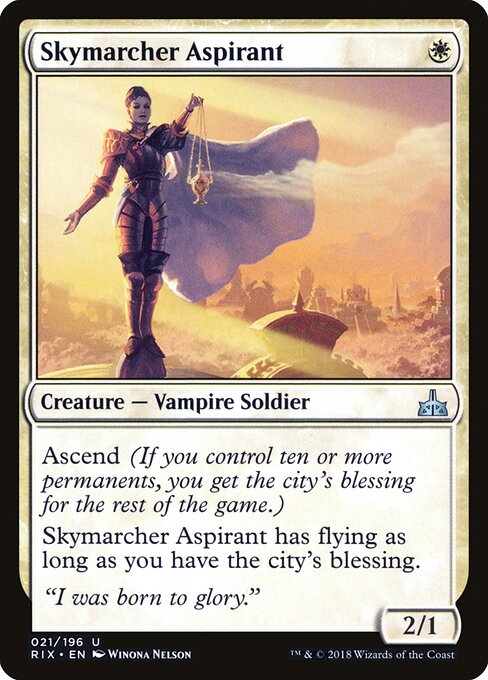 Skymarcher Aspirant - Rivals of Ixalan Magic card