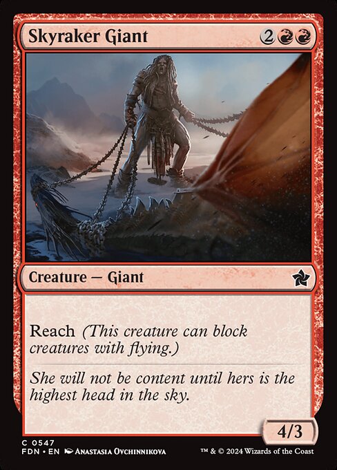 Skyraker Giant - Foundations Magic card