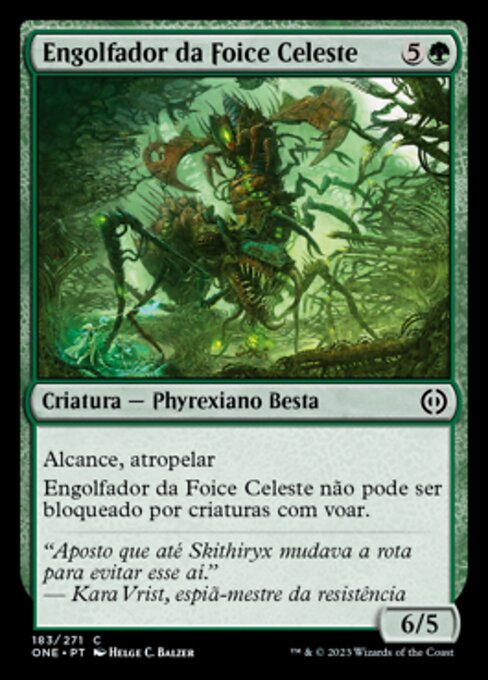 Avviluppatore Falciaereo (Skyscythe Engulfer) - Phyrexia: All Will Be One (#183) - Illustrated by Helge C. Balzer - Magic: The Gathering Card