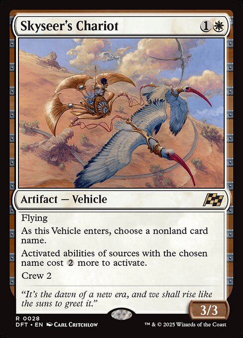 Skyseer's Chariot - Aetherdrift Magic card