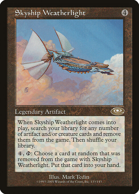 Skyship Weatherlight - Planeshift Magic card