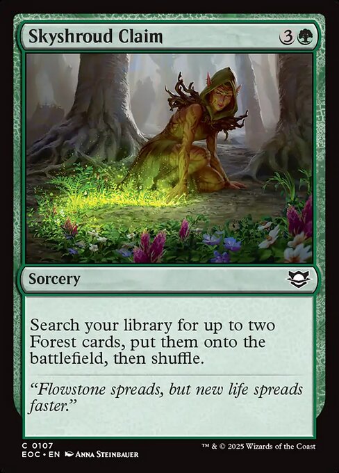 Skyshroud Claim - Edge of Eternities Commander Magic card