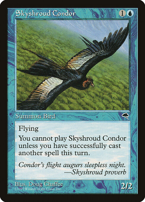 Skyshroud Condor - Tempest Magic card